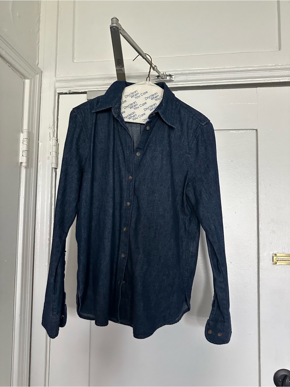 Banana Republic Dark Blue Button-Down Women's Shirt